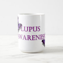 Butterfly Lupus Awareness Coffee Mug Travel Mug
