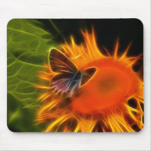 Butterfly mouse mat