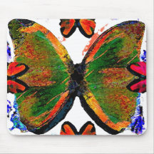 butterfly mouse pad