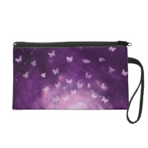 Butterfly Nebula Wristlet Purses
