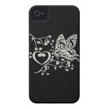 Butterfly_Notes iPhone 4 Cover