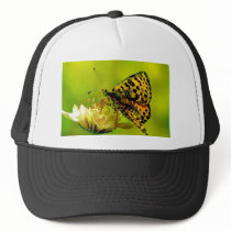 Butterfly on Flower Hat