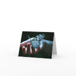 butterfly on hand greeting card