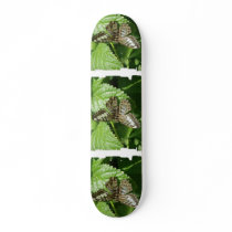 Butterfly on Leaf Skateboard