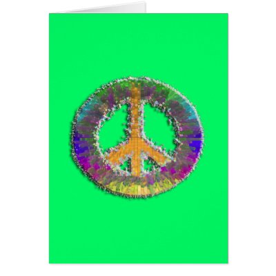Butterfly Outlined 3D Peace Sign by Perlyyyy