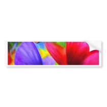 Butterfly Painting Art - Multi Bumper Stickers