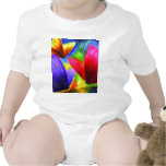 Butterfly Painting Art - Multi Rompers