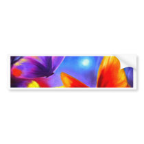 Butterfly Parade Painting Art - Multi Bumper Sticker