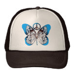 BUTTERFLY & PEACE SIGN HAT