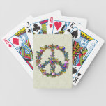 Butterfly Peace Symbol Deck Of Cards
