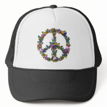 Butterfly Peace Symbol Trucker Hats