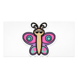 butterfly personalized photo card