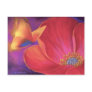 Butterfly Pink Poppy Art - Multi Postcard