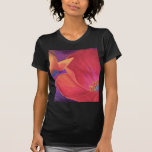 Butterfly Pink Poppy Art - Multi Shirts