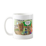 Butterfly Police Offbeat Cartoon Funny Gifts & Tee Mug