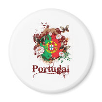 Butterfly Portugal Refrigerator Magnet