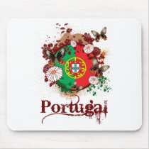 Butterfly Portugal Mouse Pad