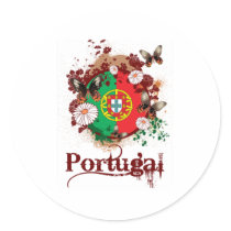 Butterfly Portugal Stickers