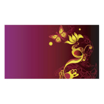 Butterfly Profile Card Business Cards