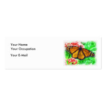 Butterfly Profile Card Business Card Template