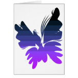 butterfly.purple.blue.outline greeting cards