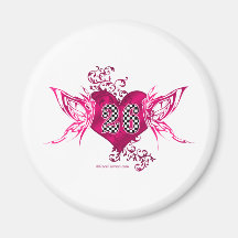 butterfly racing 26 refrigerator magnet
