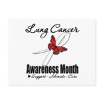 Butterfly Ribbon - Lung Cancer Awareness Month Postcards