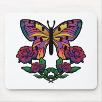 Butterfly Rose Mousepads