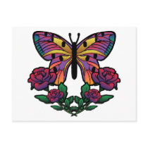 Butterfly Rose Post Cards