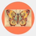 Butterfly Round Stickers