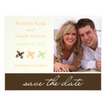 Butterfly "Save the Date" Custom Invite
