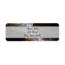 Butterfly Shaped Planetary Nebula Return Address Labels