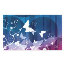 Butterfly Silhouettes Rectangular Sticker