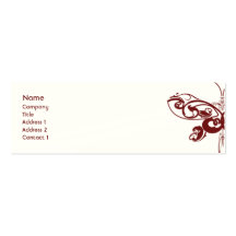 Butterfly - Skinny Business Cards