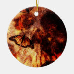 Butterfly Skull Ornament