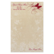 Butterfly Sparkle Personal Stationery