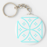 Butterfly Stars Cyan Key Chains