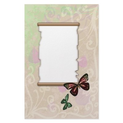 Butterfly Stationary Custom Stationery by kauiluv