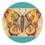 Butterfly Round Sticker