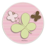 Butterfly Sticker in Pink and Brown