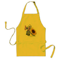 Butterfly Sunflower Garden Apron
