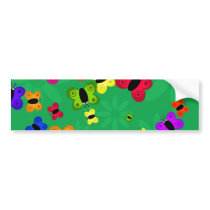 Butterfly Swarm Bumper Sticker