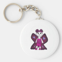butterfly sweetie key chain