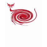 Butterfly Swirl Red Tattoo Spaghetti Strap T-shirt