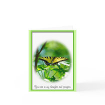 Butterfly Sympathy Note Card