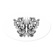 Butterfly Tattoo Black and White