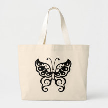 Butterfly Tattoo Canvas Bag