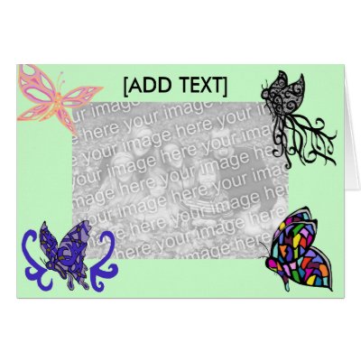 Butterfly template card by marcya7