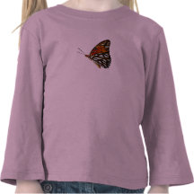 Butterfly toddler long sleeve shirt