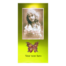 BUTTERFLY TOPAZ YELLOW ,red Photo Cards